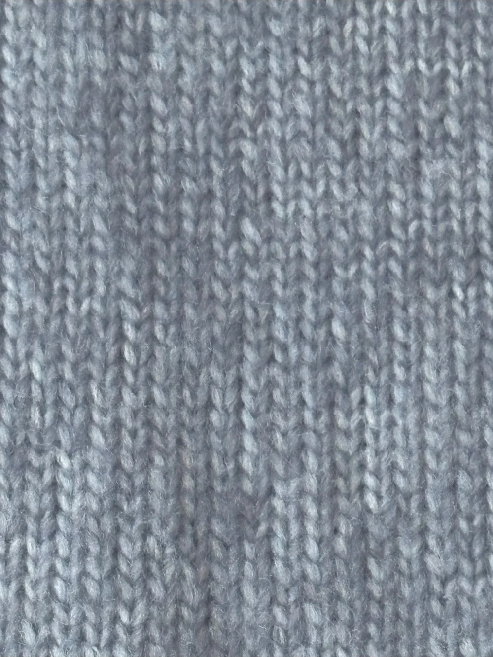 NWT Zara V-Neck Knit Sweater - Dusty Gray Blue - Picture 4 of 6